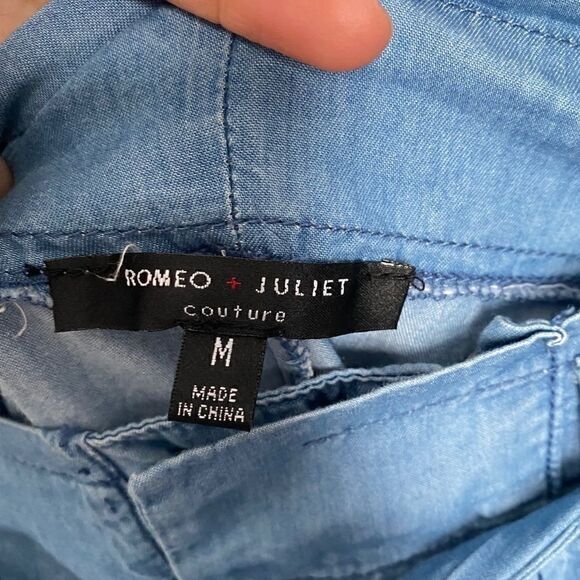 Romeo & Juliet Couture Tie Belt Troussers in Light Blue - Picture 7 of 12